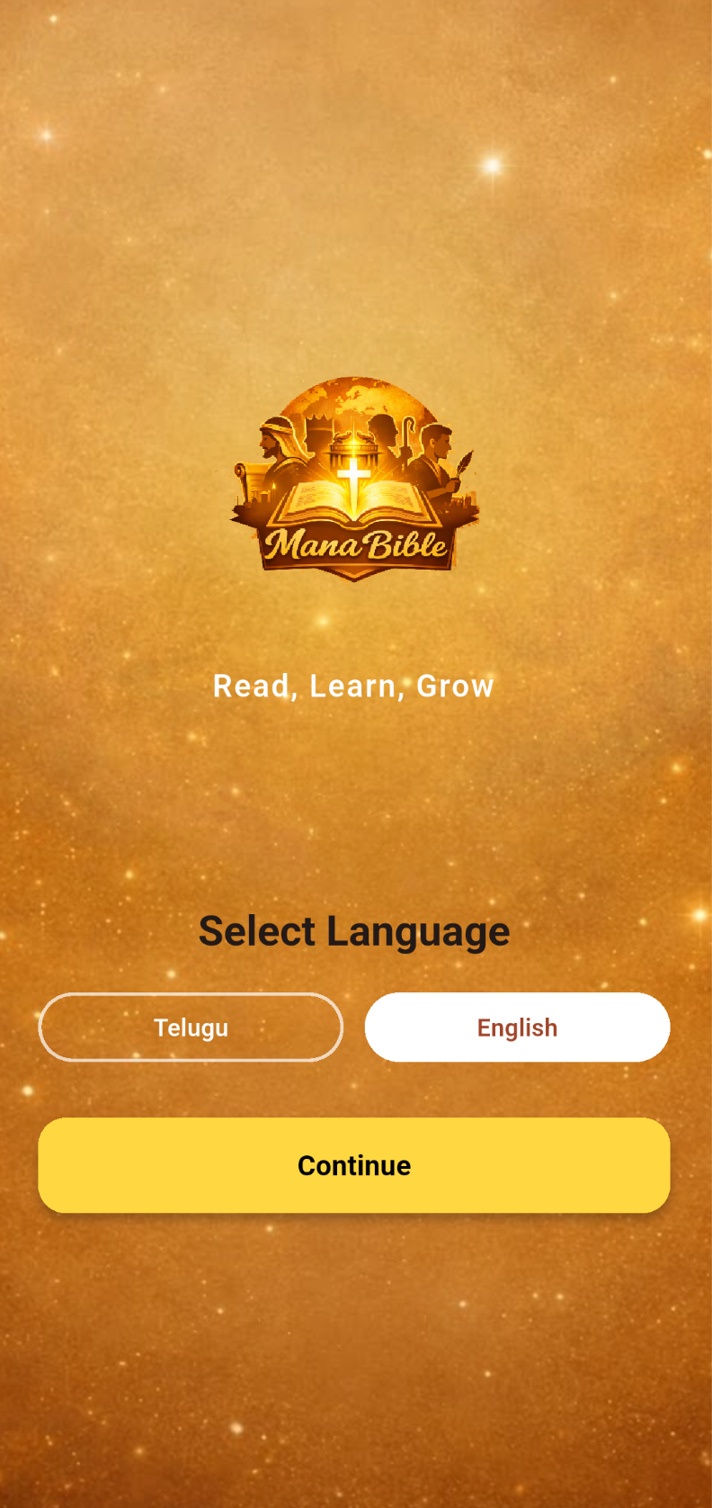 Language selection